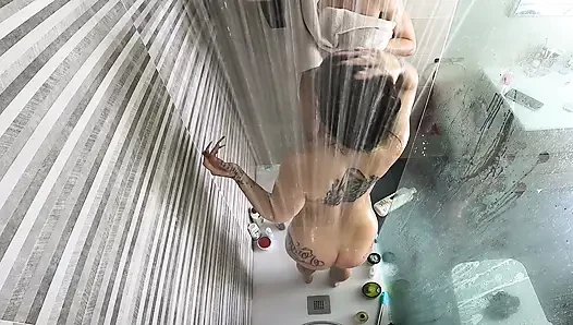 They Have Sex in the Shower for the First Time