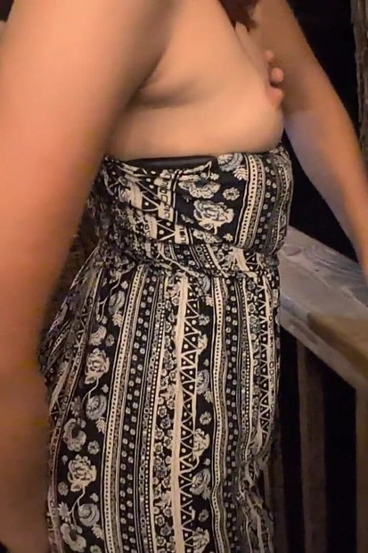 Public Rubbing Ass on Cock