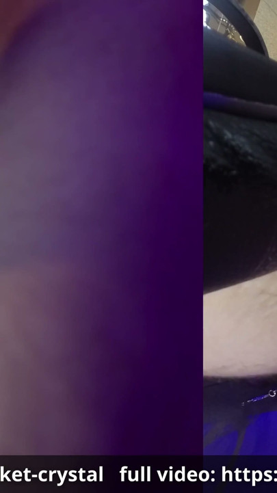 Fucking my kiiroo pocket crystal stroker | Clip 2