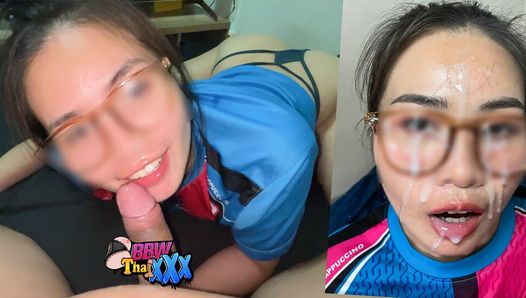 Real- He fucked & cum on her face 3 times in 1 day (Full & Uncen in Fansly BbwThaixxx)