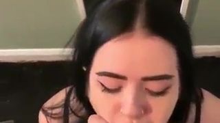 Goth Girl blowjob