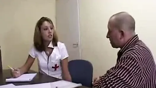 young lady doctor seduced by old patient