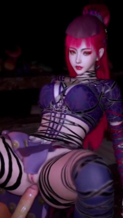 Key moment from "Young red hair warrior ride the big cock man - 3D Hentai 457"