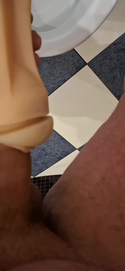 Pekerjaan hend orgasme berakhir sperma schot besar