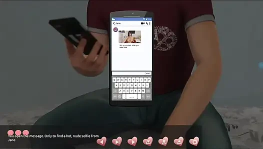 Ateşli kızlara yardım ediyor #2: Johannes giyinirken Bella'nın göğüslerini gördü