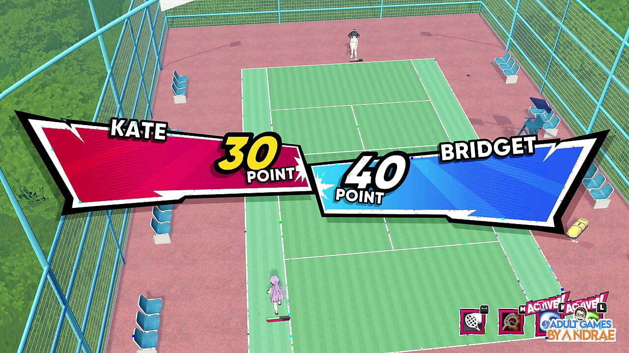 Ep10: Hentai -scener med Serena, Justine och Navra - Academy Love Saga: Tennis Angels Ex