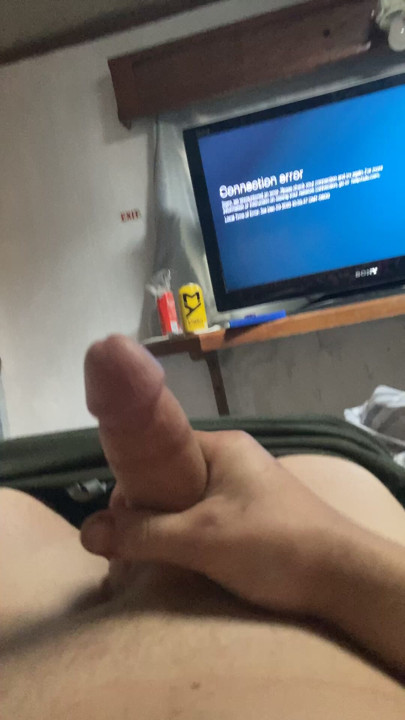Quick video of me stroking my cock!!!!