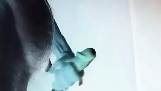 Masturbation et ejac (effet film negatif)