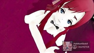 mmd r18 Sakura Party 3d hentai sexy Milf bitch want to fuck anal queen fuck king dildo play