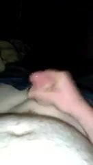 Masturbating