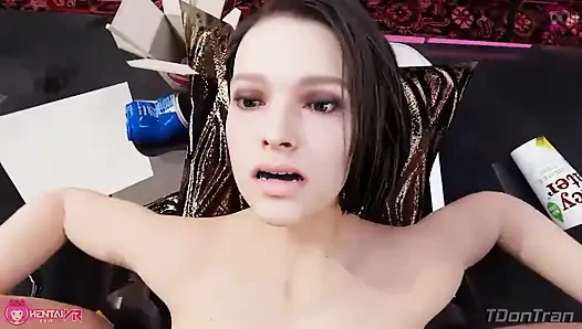 Jill stellt sich gegen ein neues monster