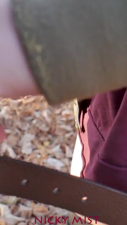 Spectacular moment from "I suck and swallow his cum in a city park - Nicky Mist teasing"