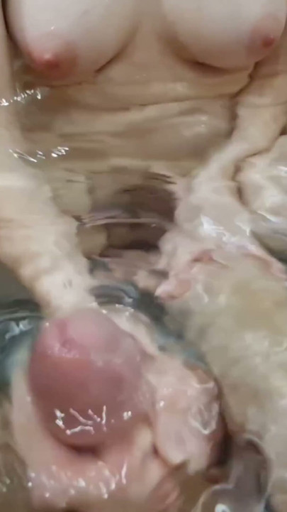 I Give You Hot POV Underwater Cumshot! | Clip 1