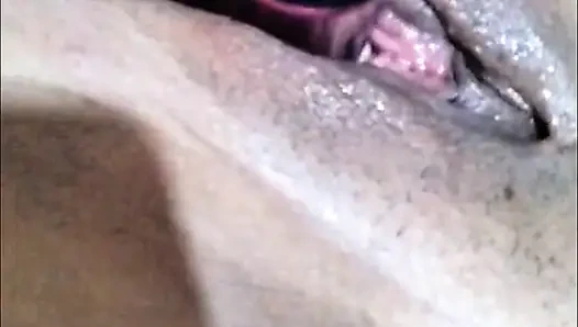 Wife finishing for the first time with a dildo