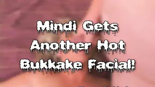 Chubby Blonde Facials Sperm Blast Bukkake Booty Bitch!