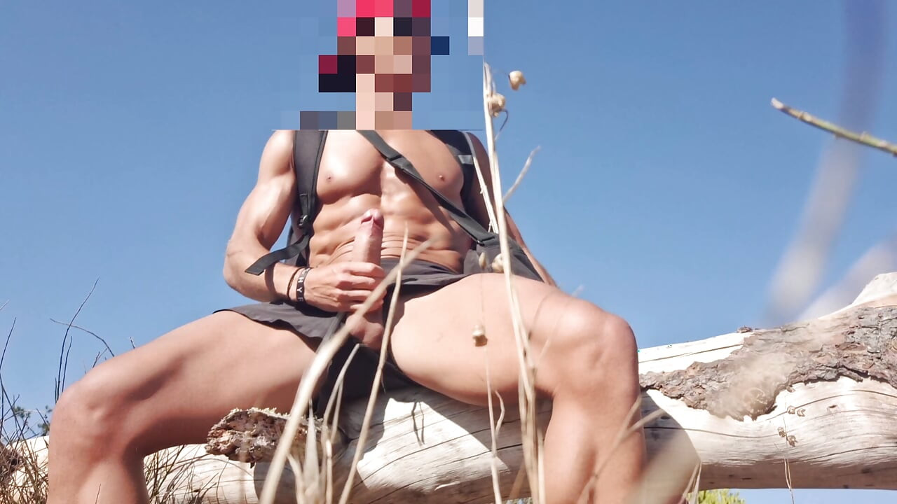 Outdoor Pissing & Jerk Off Compilation in Nature + Moaning While Driving