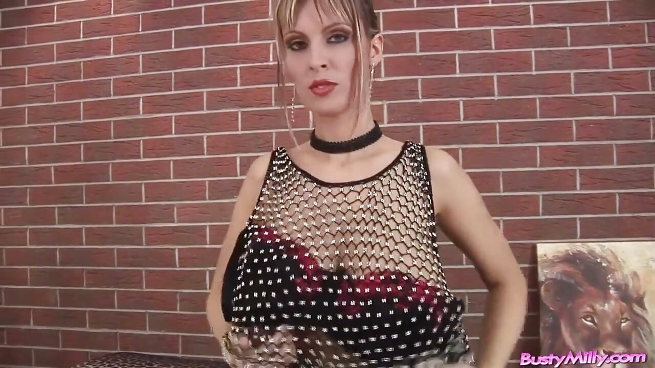 Milly Moris Sexy in Mesh