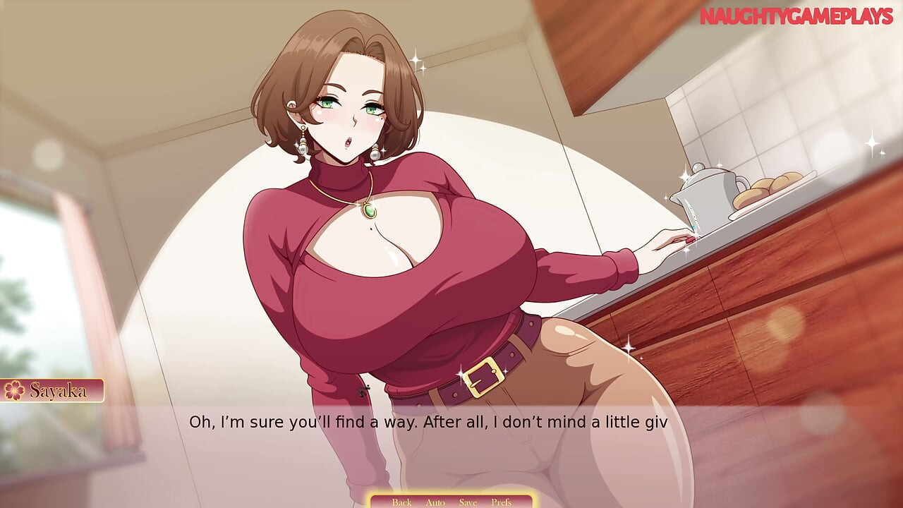 Sayaka My Naughty MILF Neighbor - by Erebeta