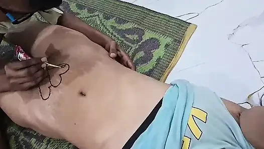 Amcıkta mehndi ile tasarım (burr)