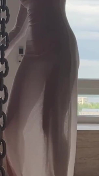 sexy cleaning lady - clean home - perfect transparent dress | Clip 1