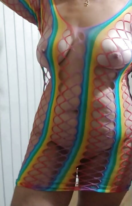 Stepmom showing me the clothes she will wear to the street carnival, what do you think?