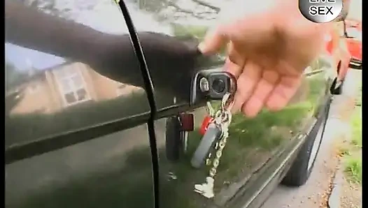 Bitch makes him hard with her naked body