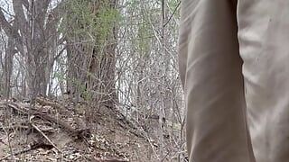 Cum in the woods 3