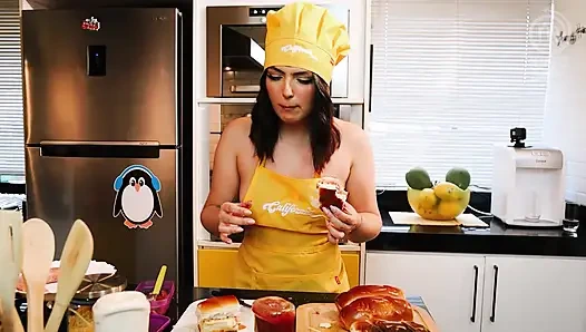 Hot Latinas Lesbians Cooking  - SFW