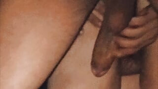 Risky fuck, escaping the family barbecue to feel this big, thick cock inside me.