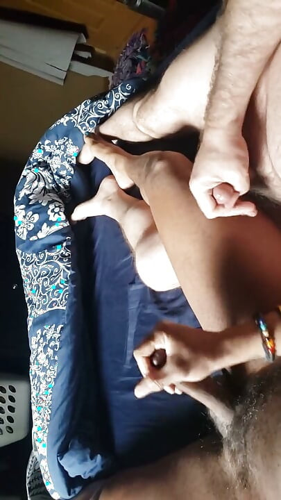 Bear and BBC Jerk off on Each Olther with Lots of Cum!