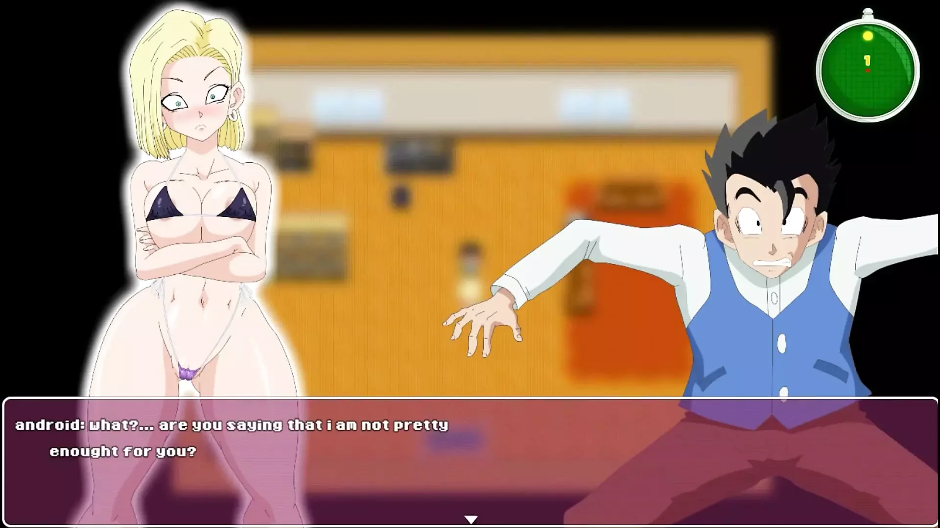 Android追求球 - 龙珠 第3部分 - Android 18和大鸡巴由loveskysanx制作