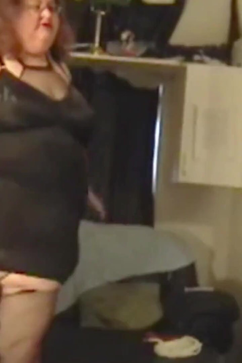 Cam show in black part 1 dance and strip