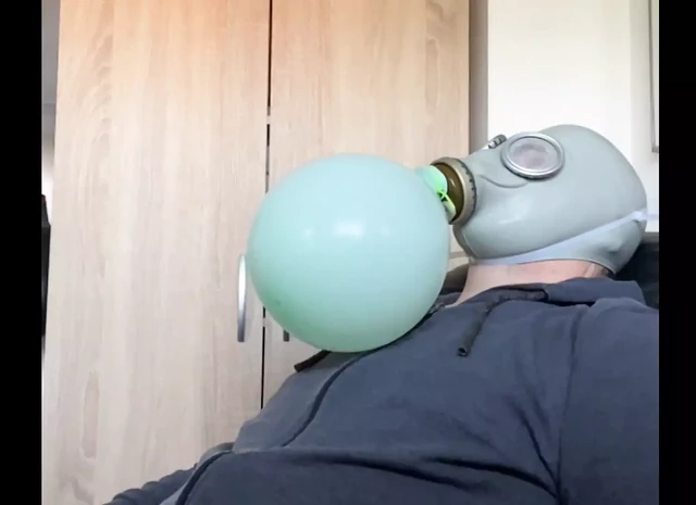 BHDL - N.V.A. GASMASK BREATHPLAY - TRAINING WITH BALLON BREATHBAG