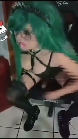 Little emo crossdresser | Clip 2