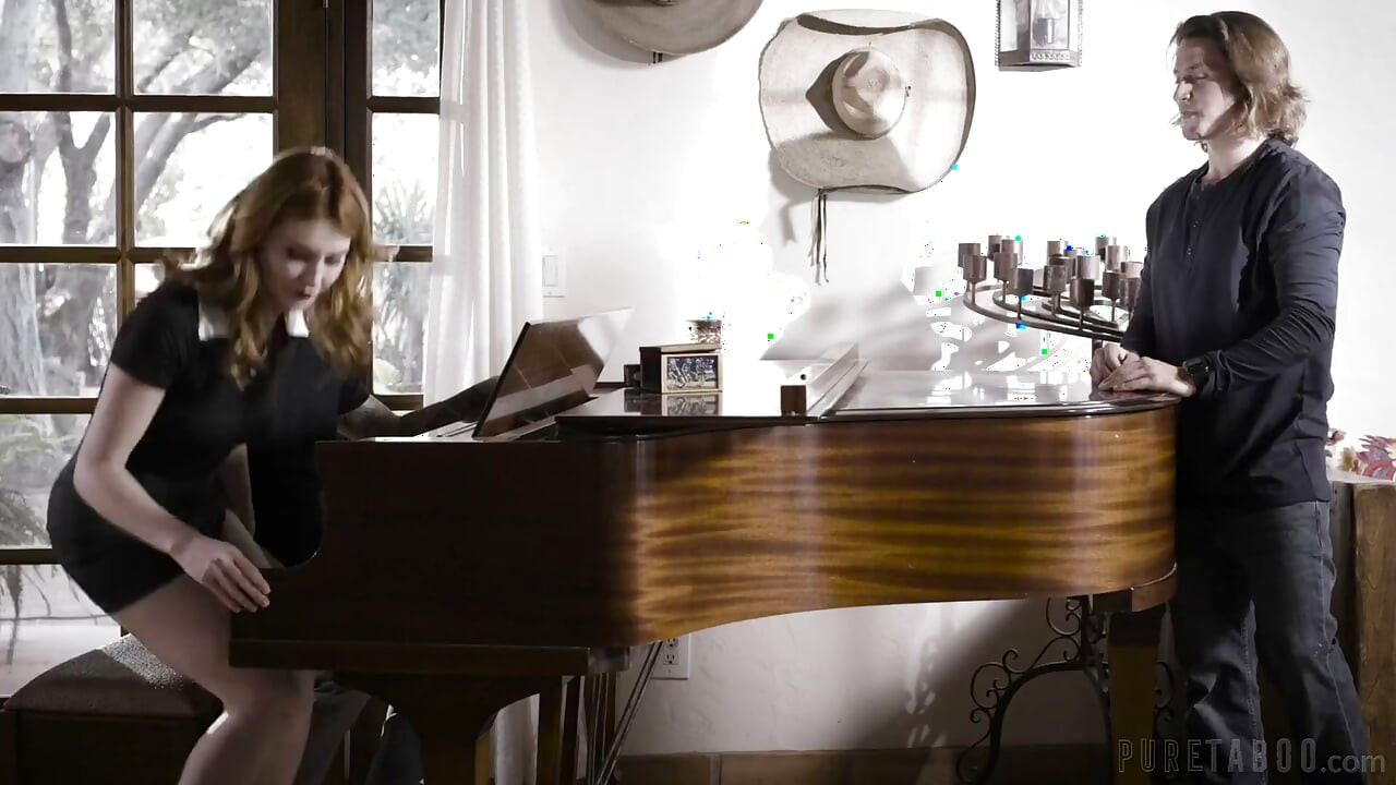 Pure Taboo Redhead Lacy Lennon Feels Sympathy & Lets the Grieving Man Do What He Wants with Her