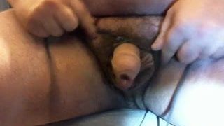 Cum with little dick