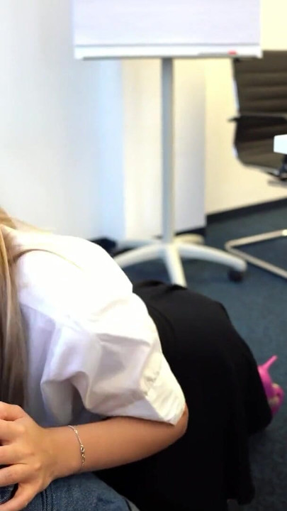Iconic moment from "Boy films a threesome with the German teacher in the classroom with his Iphone"