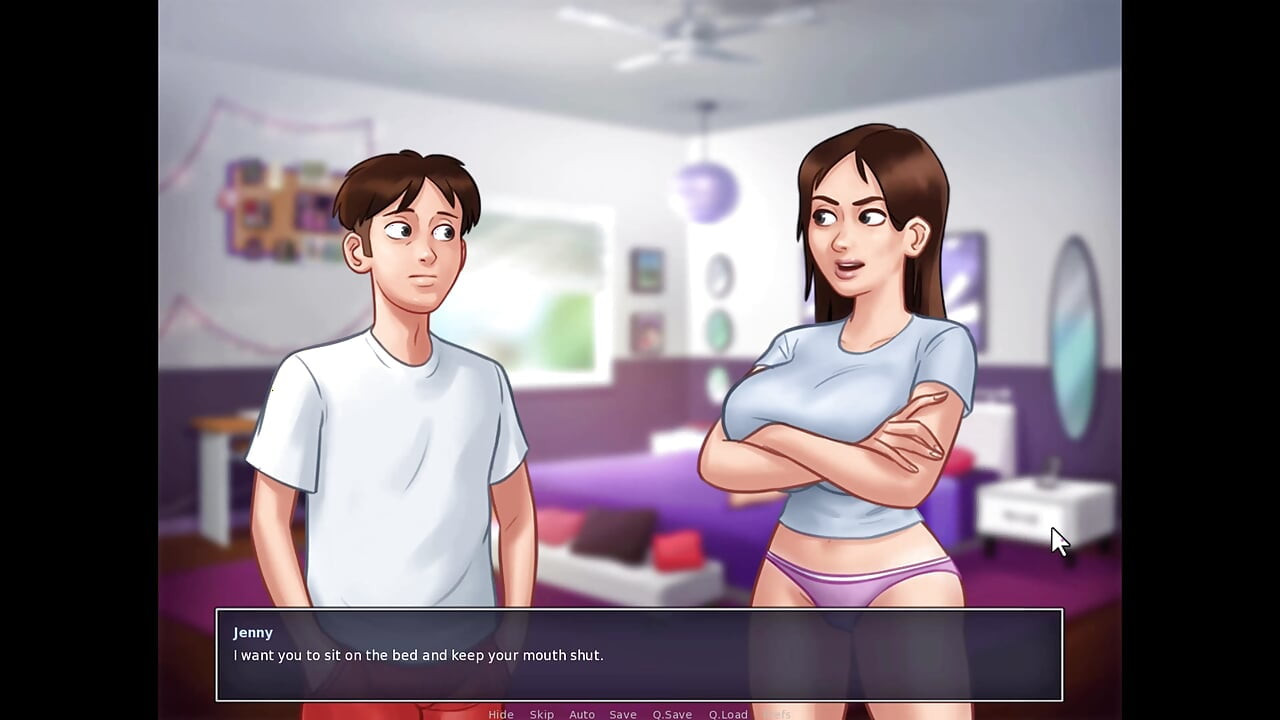 Summertime saga: the nurse gave me a handjob.