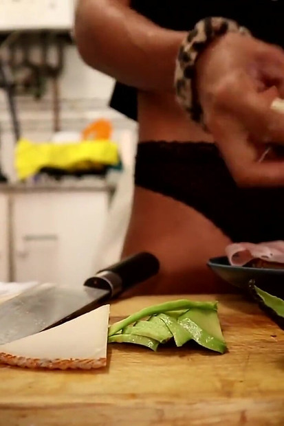 ארוחת צהריים לפני ההקלטה