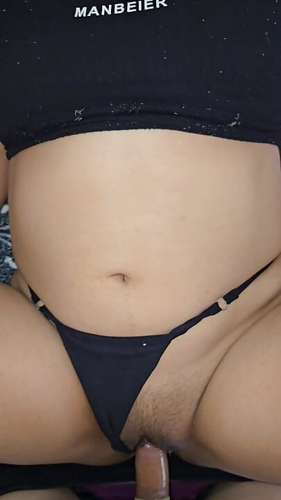 He told me to turn up the volume on the TV so that the neighbors wouldn't hear when we fucked, hairy pussy!!