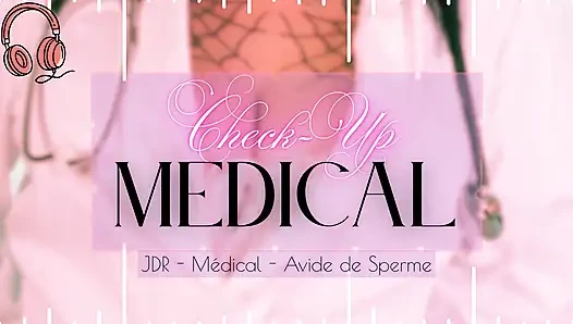 Büyük memeli doktor boş taşaklar - Fransız tıbbi yarak sağıyor