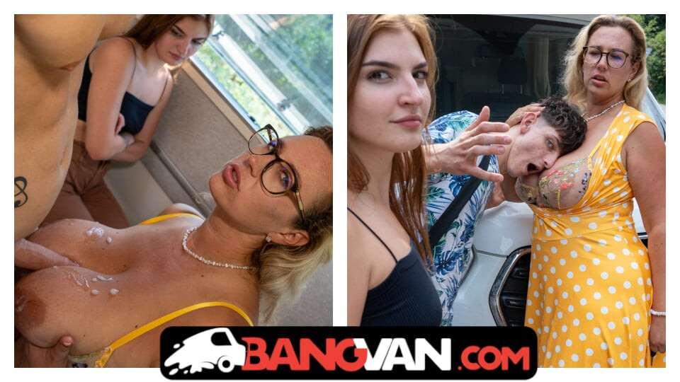 BANGVAN - Kathy Deep yang seksi dan matang menggoda Adam yang pemalu