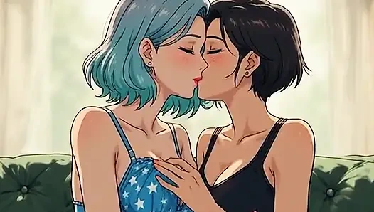 Konten kartun AI Generated, video tanpa sensor gadis anime 18 tahun, ciuman orgasme wanita dewasa