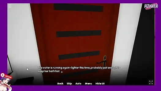 My stepmom NAKED in the BATHTUB of my own HOUSE. Too much soap and water, he asks me for help to rub. Mother in Lust Ep 4