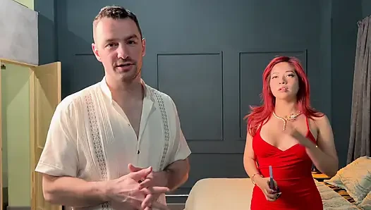 Massive Bareback Breeding Creampie for Busty Latina Redhead After Porn Studio Tour