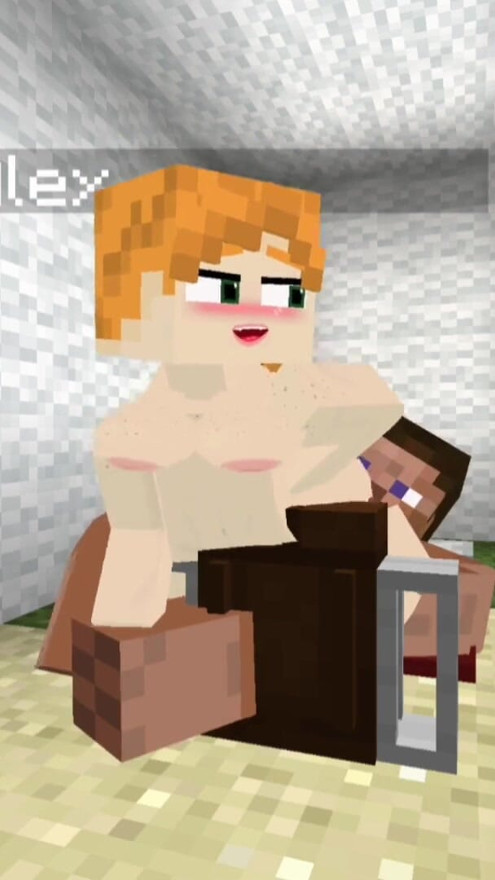 Minecraft Jenny-mod Fapcraft – det er Alex, muskelmammaen, og rumpa hennes er enorm | klipp 3