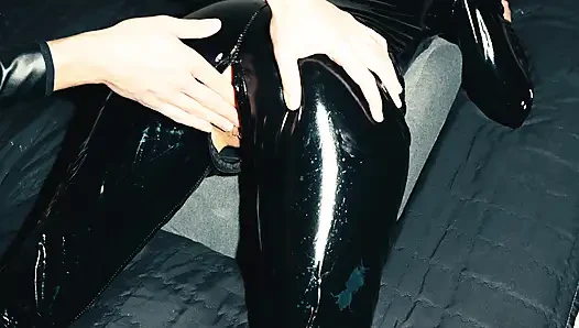 He Jerks My Pussy with a Finger in the Ass