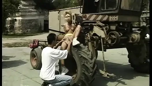 Magnificent blonde milf takes his cock for a wild ride