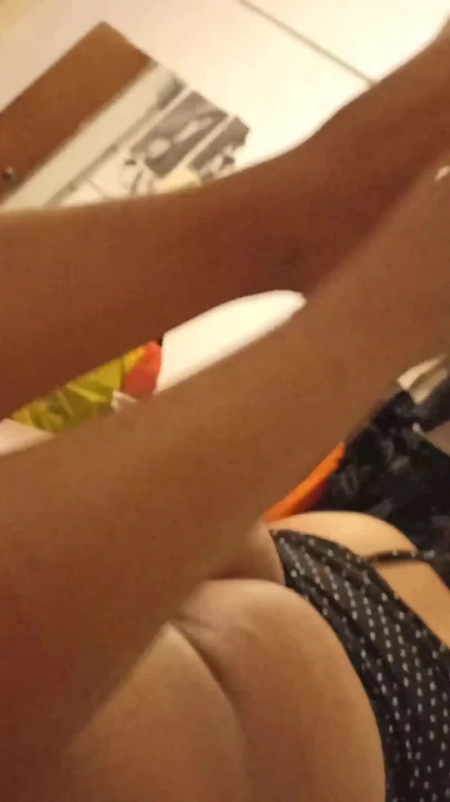 Iconic moment from "my stepmom in bed with her round ass in thong"