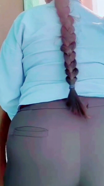 Mexican big ass hot secretary takes off all her clothes in her office bathroom during lunch time | Clip 1